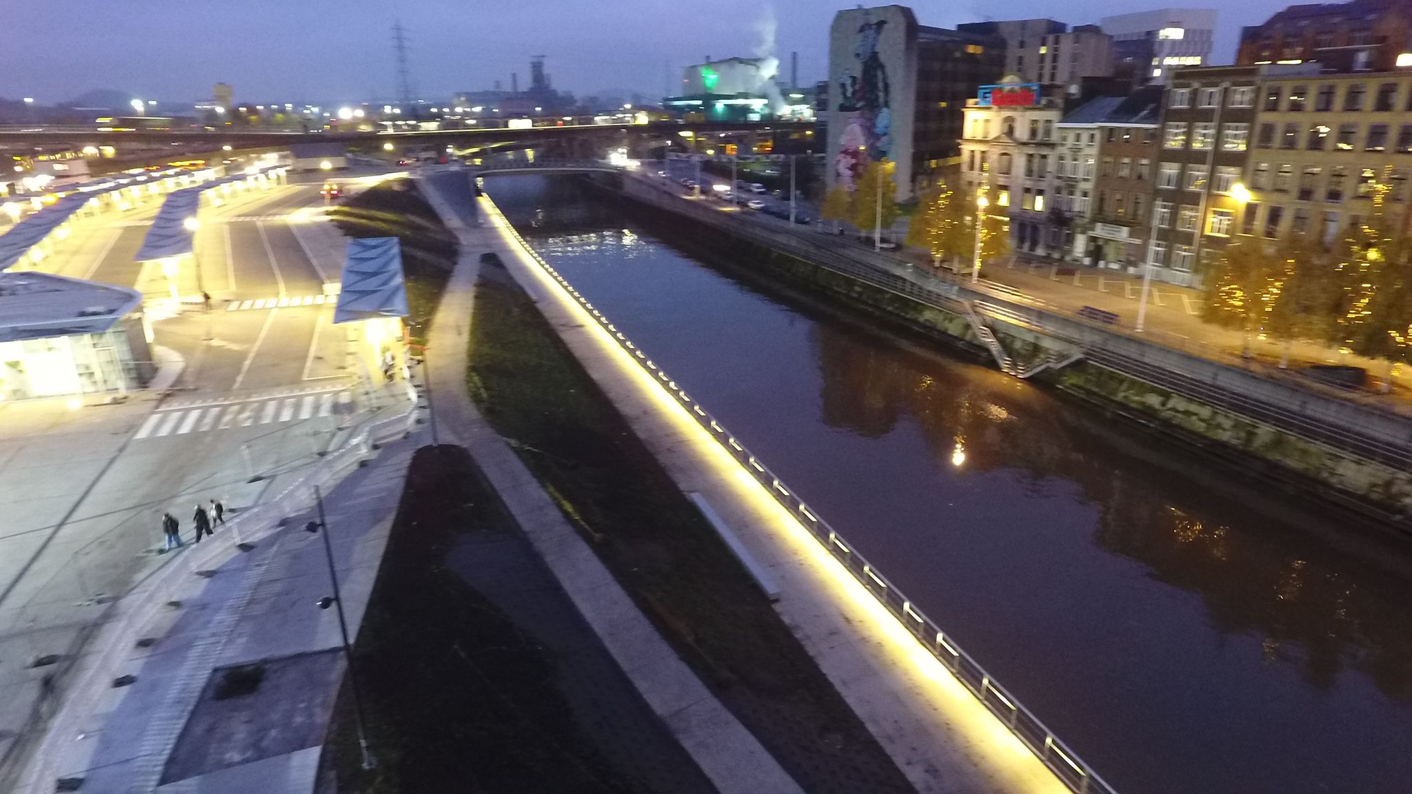 Genetec lumière charleroi quais de sambre